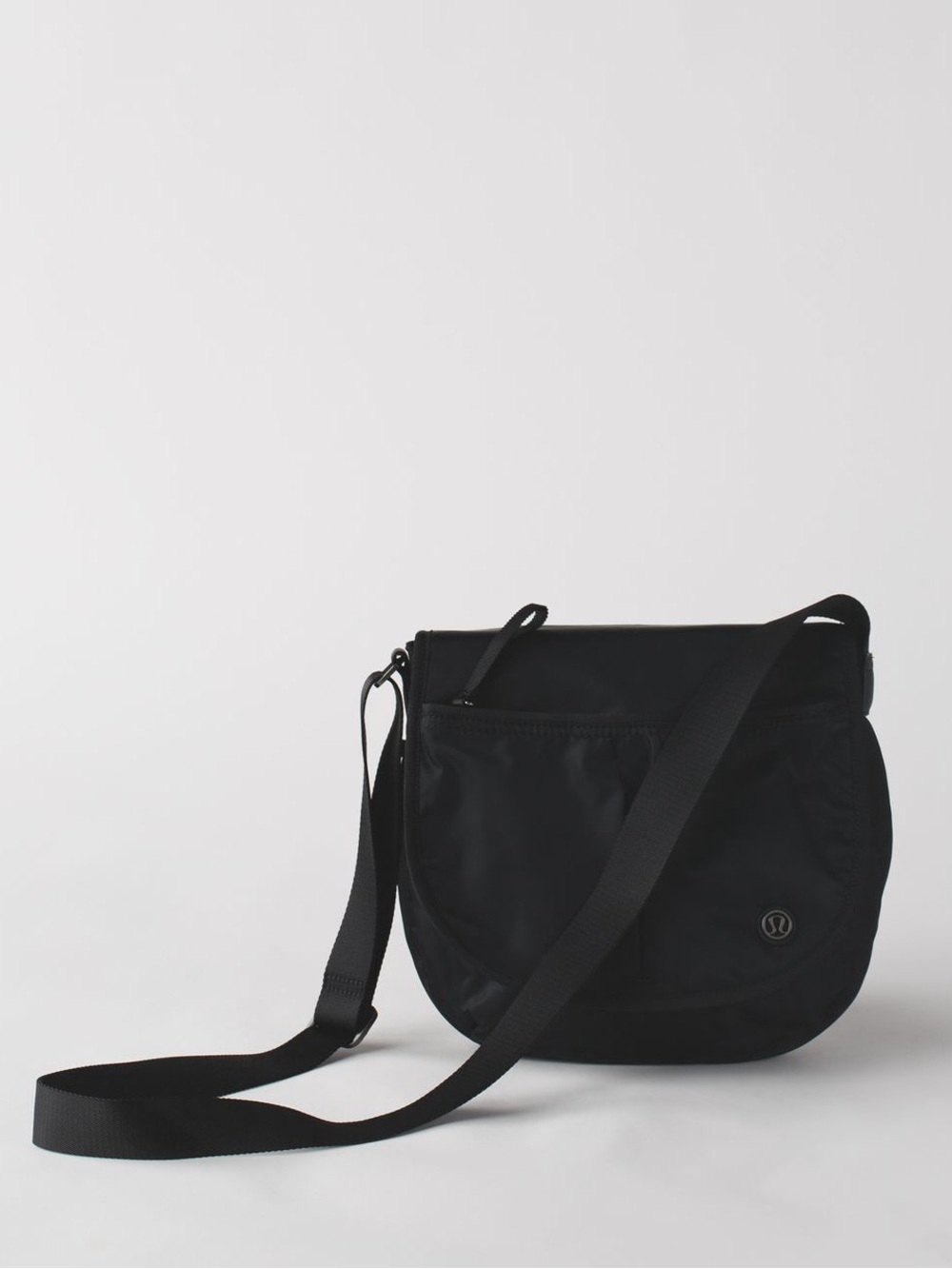 lululemon athletica Black Nylon Crossbody Bag